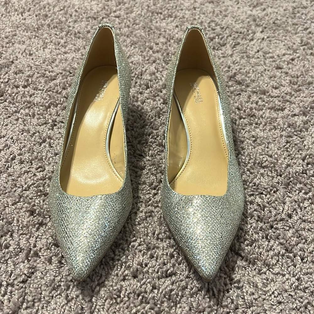 Michael Kors Silver heels.